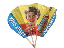 Ancien Éventail Publicitaire
