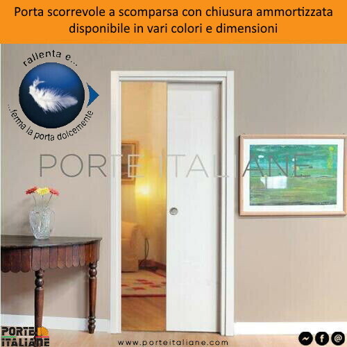 Porte coulissante encastrable - porte,
