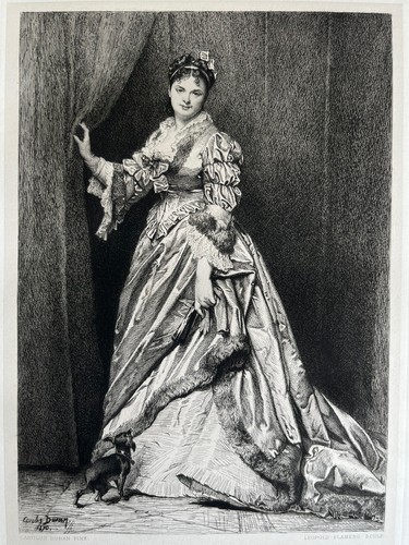 Carolus duran gravure etching - duran,