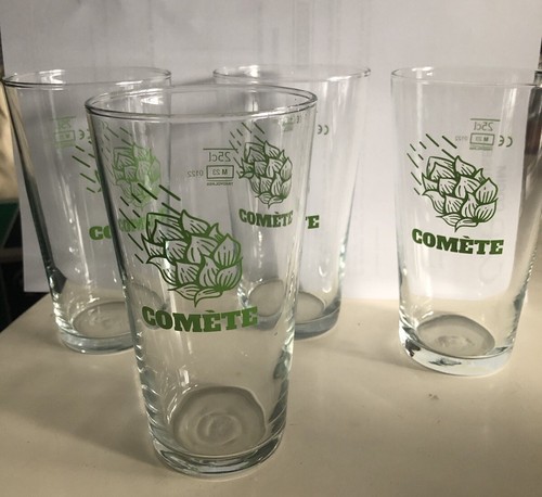 Lot verres bière la - 4, bière,