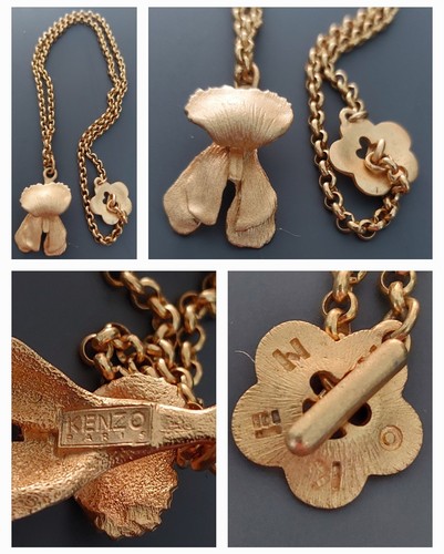 Bijou pendentif iris signé - pendentif,
