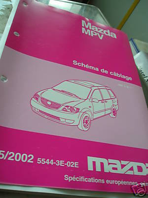 Mazda mpv 2002 schémas - mazda,