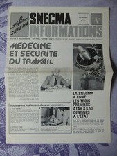 SNECMA INFORMATION 237 9/77 CAVALLARO MILLING MACHINE WORK SAFETY HALL MUSEUM AIR 