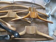 ++"519.16" LOT OF 21 ANTIQUE WOODEN HANGERS