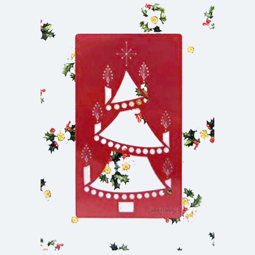 Pochoir stencil metal sapin - stencil, de