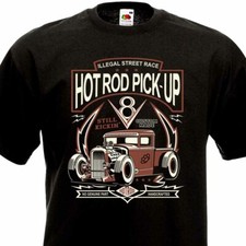 T-shirt HOT ROD PICK-UP V8