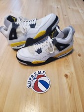 Air Jordan Retro 4 IV LS Men's Sneakers Tour Yellow/White, Size 13, 2006