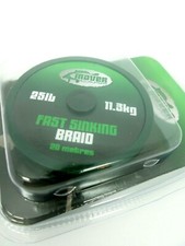 Maver Carp Fast Sinking 25lb 11.3kg Braid line / string 20m Fishing