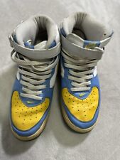 Nike Air Force 1 Men's Mid White Legend Blue Maize 306352-172 US 12