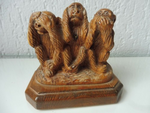 Belle chiffre bois singes - en, bois,3