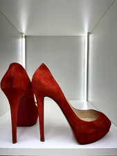 Rare Louboutin Lady peep 140mm