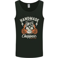 Débardeur Pour Hommes En Cuir De Motard Fait Main