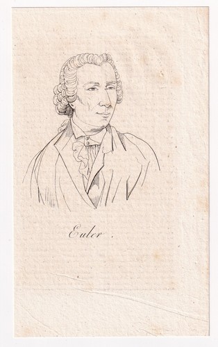 Portrait xixe leonhard - portrait, euler