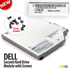 Genuine DELL 2nd IDE HDD Hard Drive Caddy Media Bay Latitude D800 D810 D820 D830
