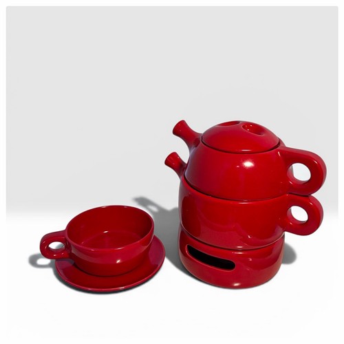 Lot théière tasse céramique - théière,