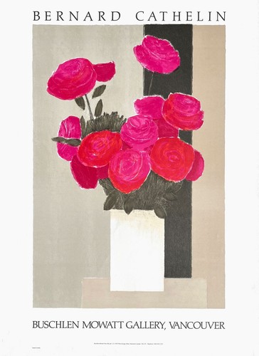 Bernard cathelin affiche - bernard, expo