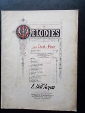 PARTITION ANCIENNE PIANO &