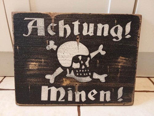 Panneau allemand ww2 german - panneau,