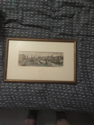 Ancien tableau scene vie - tableau,