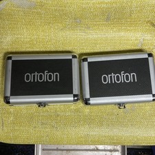 2 ortofon concorde cartridge metal carrying case