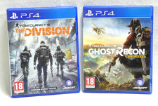 LOT 2 JEUX PS4 TOM CLANCY'S GHOST RECON + THE DIVISION CONSOLE SONY PLAYSTATION4