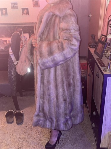 Manteau vrai fourrure vison - fourrure,