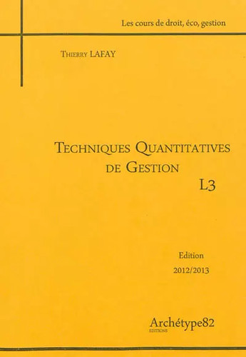 Techniques quantitatives - quantitatives, de