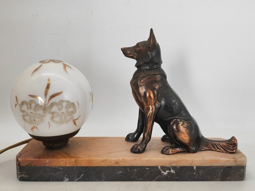 Lampe veilleuse art déco - lampe,