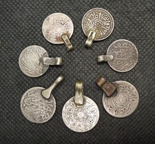 Lot 7 Pendentifs Pièce Argent