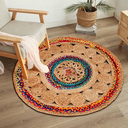 Tapis bohème - , jute