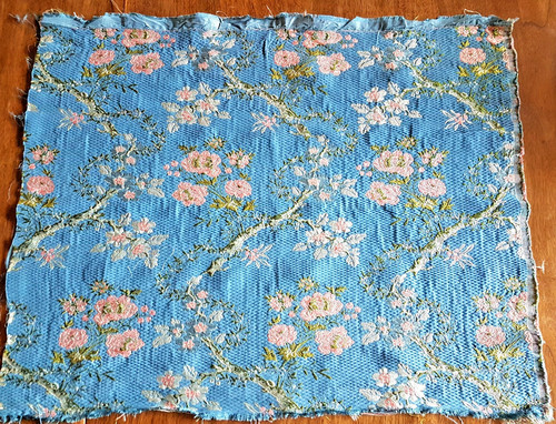 Tissu ancien coupon en - ancien, soie