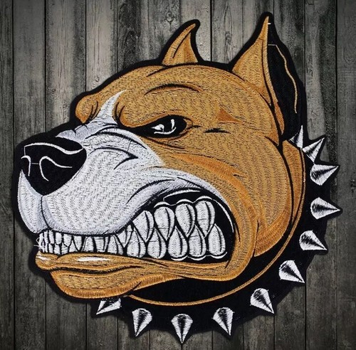Patch ecusson biker motard - xl,
