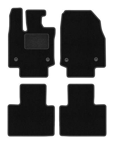 Tapis auto moquette noire - en,