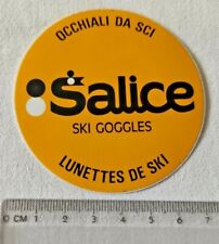 VINTAGE ORIGINAL SALICE SKI GOGGLES SKI GLASSES STICKER STICKER STICKER