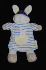 🐰Doudou plat lapin blanc