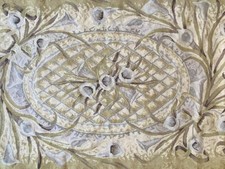 Tapisserie murale  ou Tapis / Fait main en laine  /  1,77 m x 1,20 m