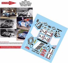 DECALS 1/43 REF 0697 ALPINE