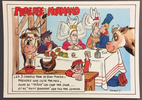 Carte postale humoristique - carte,