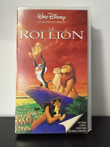Cassette vhs roi lion - cassette,