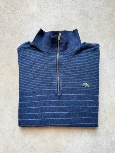 Pull fin col zippé lacoste - fin,
