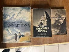 Lot de 3 Livres Regards sur L'Annapurna + Cervin + Alpes