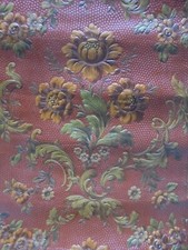 Antique Wallpaper - Large Faux Leather Peonies of Cordoba - circa 1880/1900