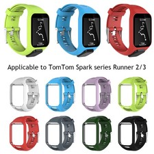 Silicone Replacement Wristband Watch Band Strap Runner For TomTom 2 3 Spark
