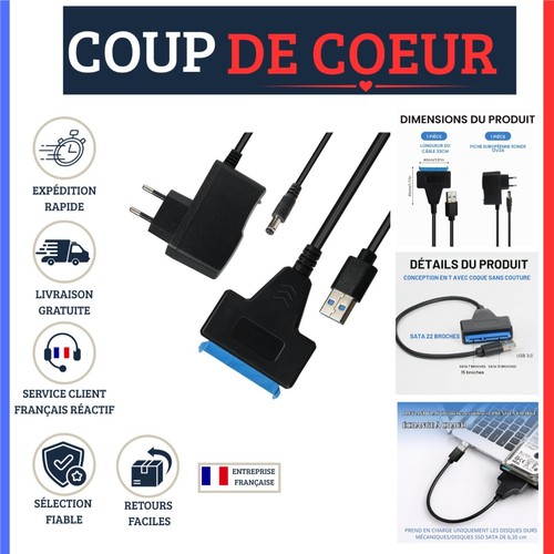 Adaptateur sata vers usb 0 - vers,