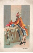 CHROMOS AG#MK889 EPEE CANE CROWN SHOPS LYONNAIS DIJON