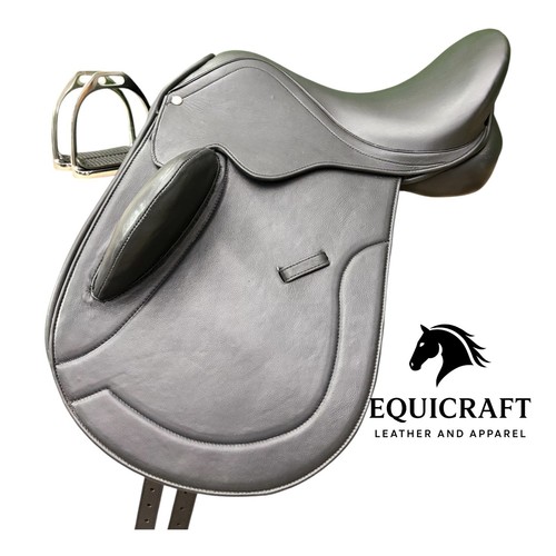 Selle dressage cuir noir - selle,