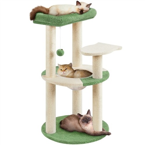 Arbre chat bois - à, griffoirs