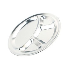 Assiette de service en acier