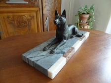 JOLIE STATUE CHIEN LOUP en