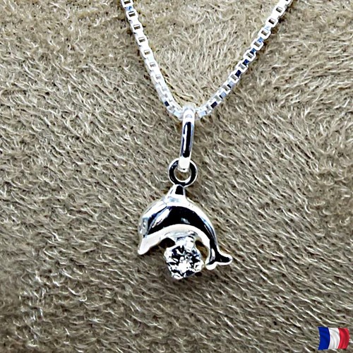 Pendentif dauphin argent - argent, 925